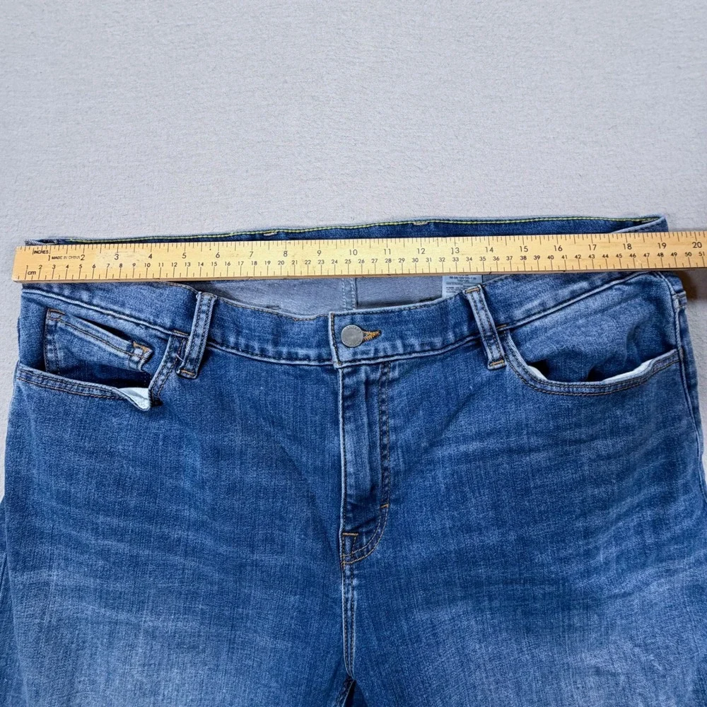 Banana Republic Traveler Jeans‎ Mens 40x34 Good Blue Straight Fit Lyocell Blend